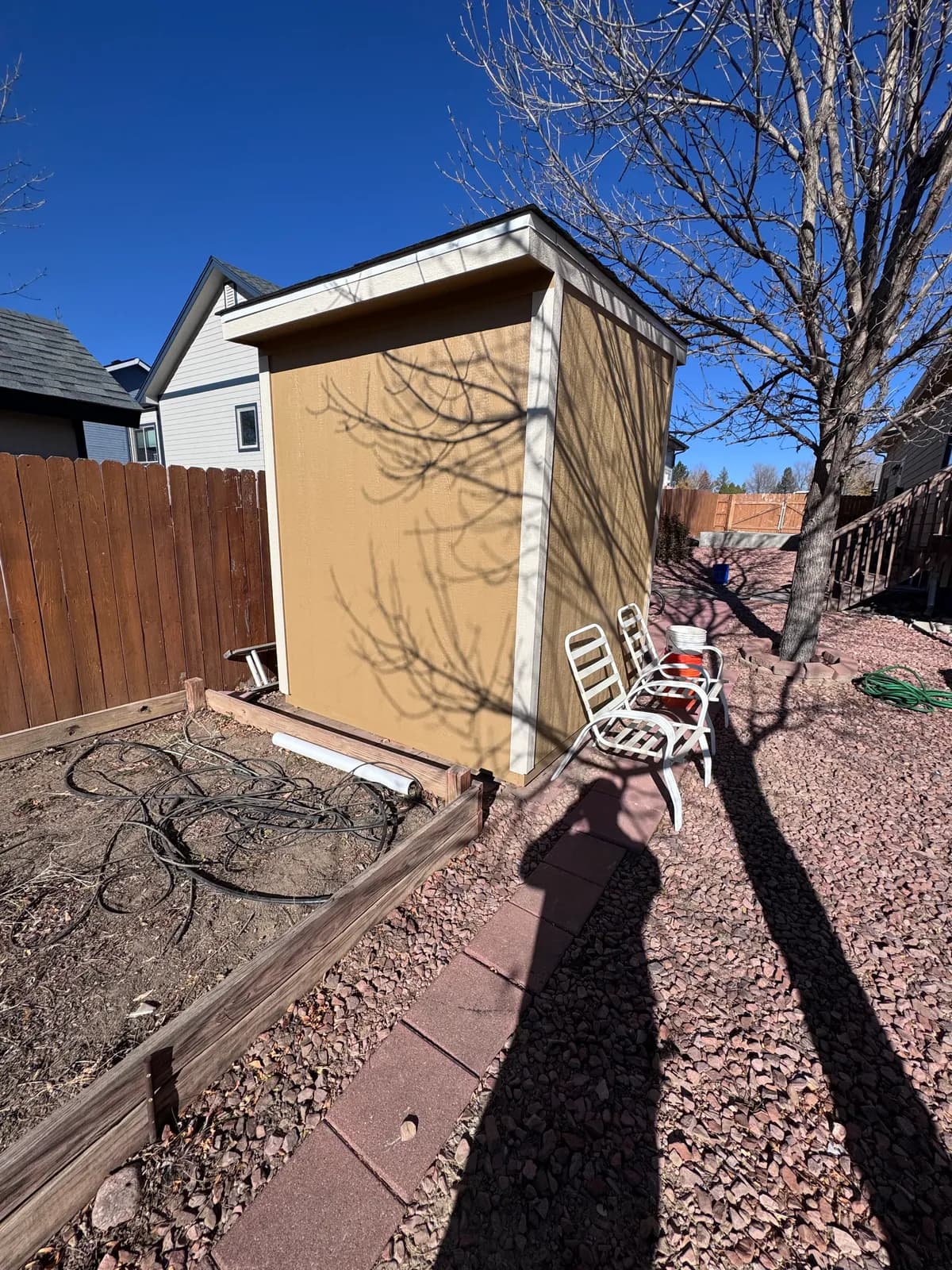 fences sheds project by BK Construction