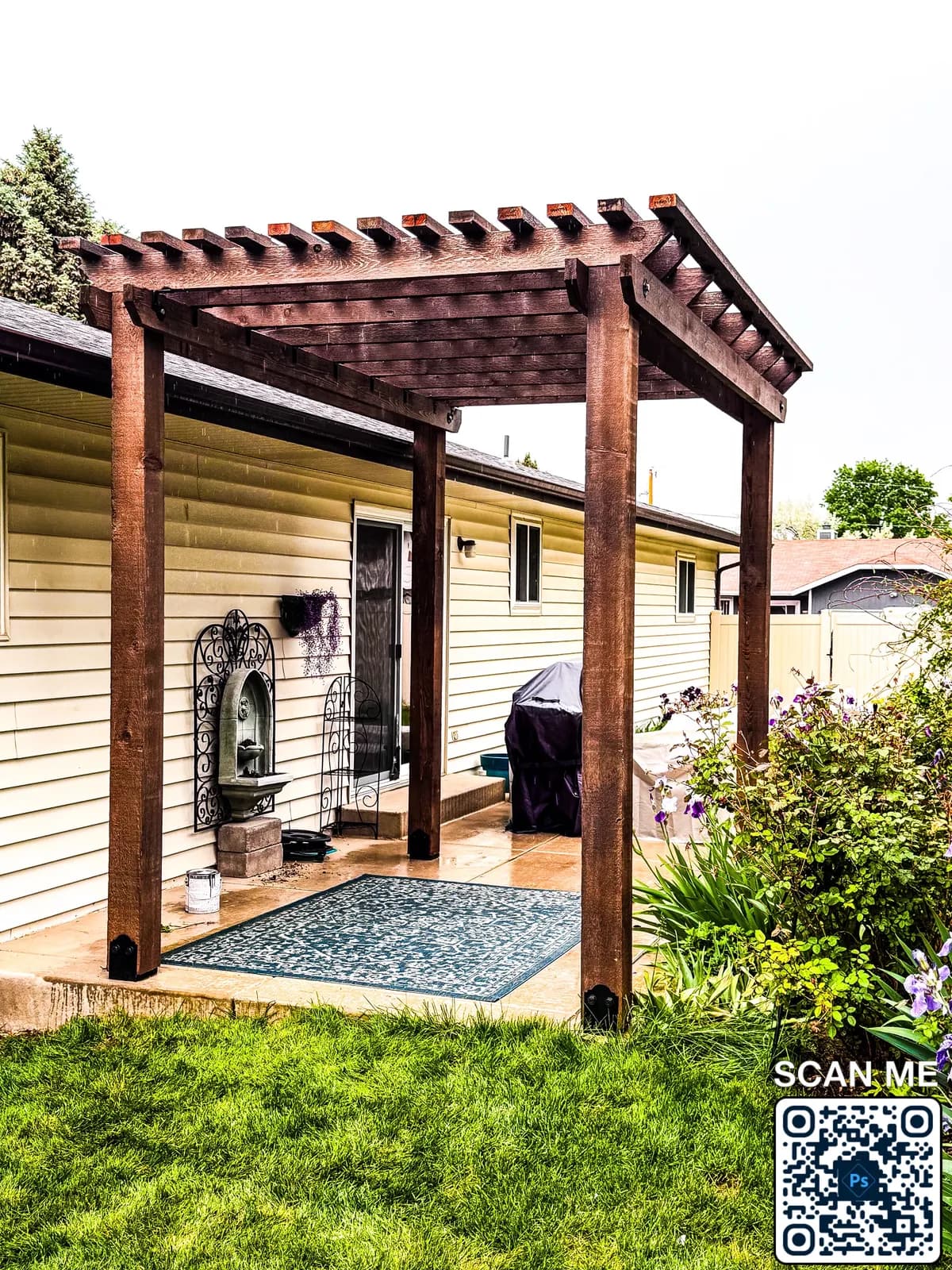 custom pergolas project by BK Construction