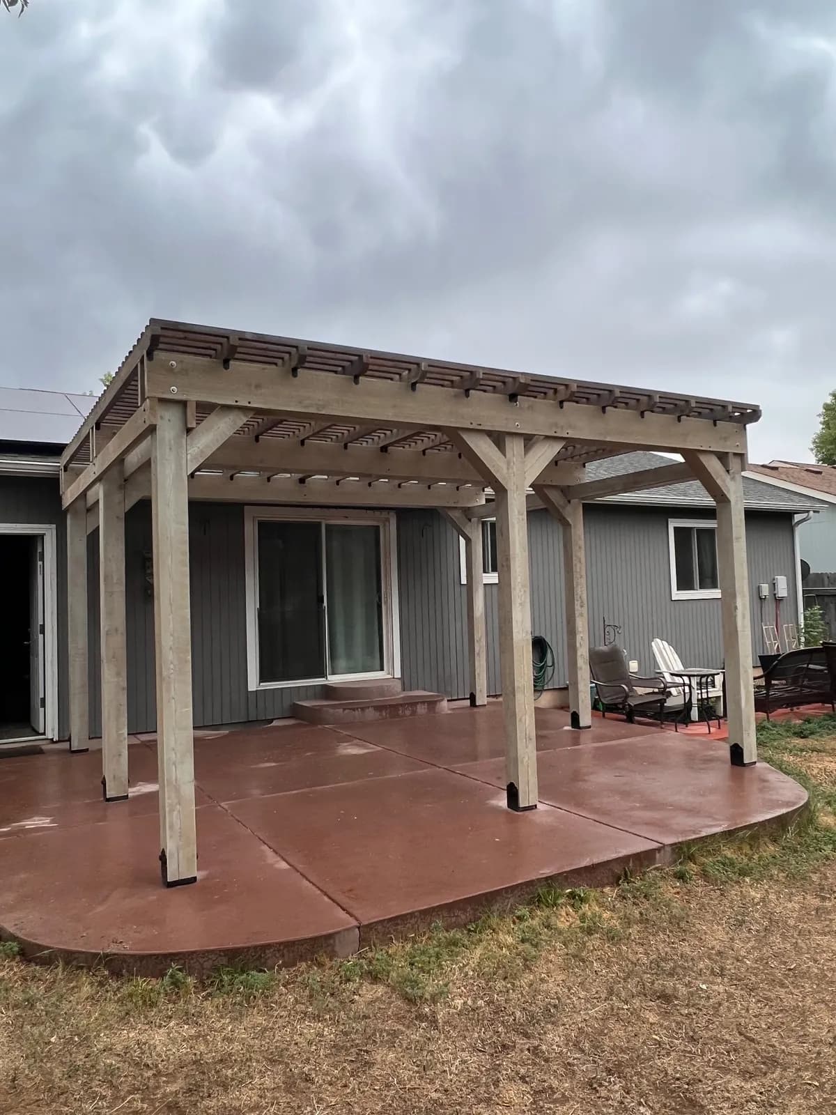 custom pergolas project by BK Construction